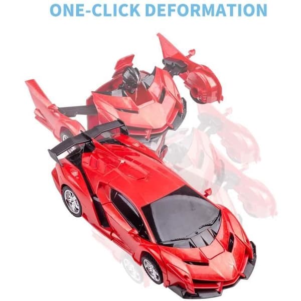 Robotfjärrstyrd bil - Transformers - 2 i 1 - Röd - Blandat - Åldrar 3 och uppåt
