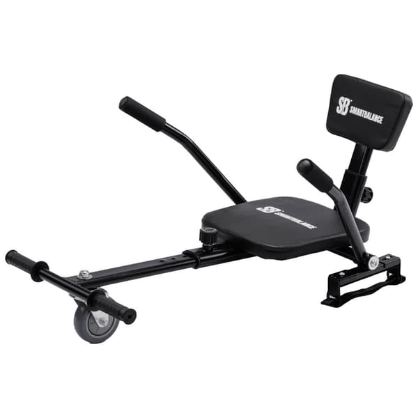 HoverKart, Hoverkart sienellä hoverboardille, väri musta, säädettävissä kaikenikäisille, sopii kaikkiin hoverboardeihin 6,5″, 8″, 10″ Smart Balance