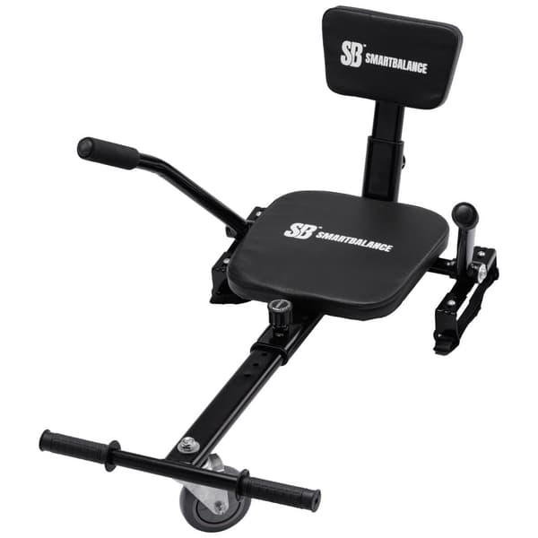 HoverKart, Hoverkart sienellä hoverboardille, väri musta, säädettävissä kaikenikäisille, sopii kaikkiin hoverboardeihin 6,5″, 8″, 10″ Smart Balance