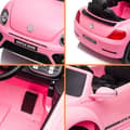 Miniatyrbild 5 av 6: Barnbil - Volkswagen Beetle 12V - 1 till 4 år - Rosa