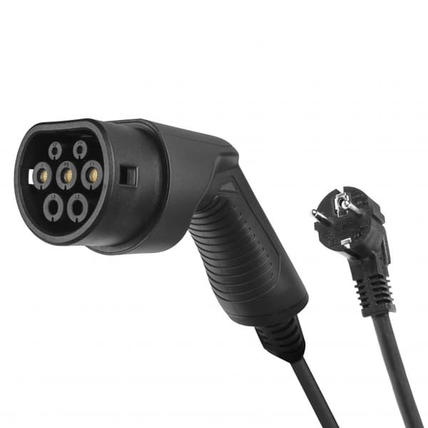 Green Cell - GC EV PowerCable 3,6kW Schuko mobilladdare - Typ 2 för laddning av elbilar och plug-in hybrider