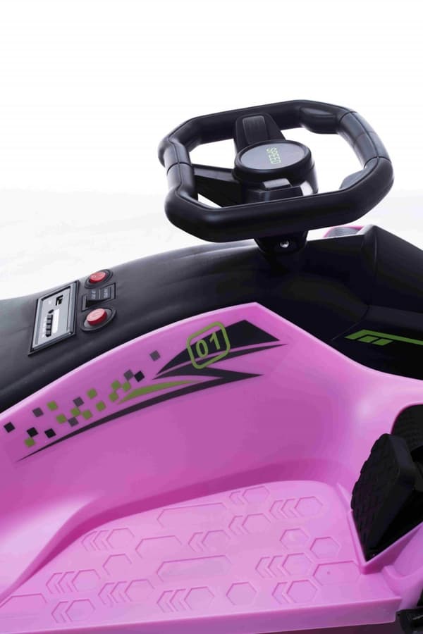 MCU Sport EL DriftKart360 24V för barn, Pink