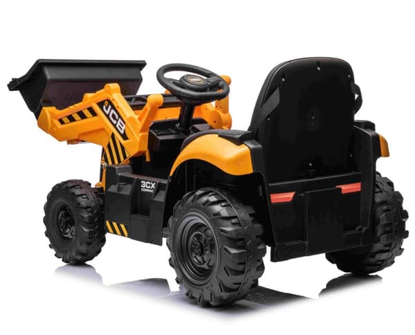 JCB EL Traktor med frontskopa för barn 12V med 2,4G fjärrkontroll