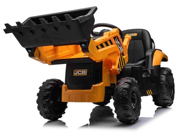 JCB EL Traktor med frontskopa för barn 12V med 2,4G fjärrkontroll