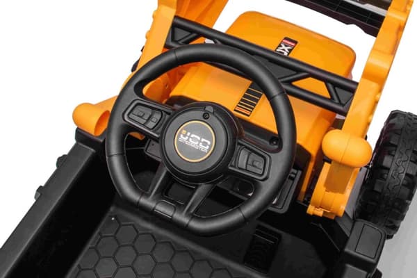 JCB EL Traktor med frontskopa för barn 12V med 2,4G fjärrkontroll