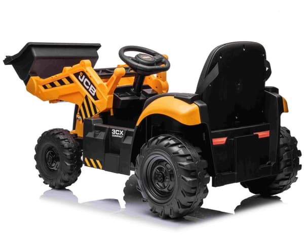 JCB EL Traktor med frontskopa för barn 12V med 2,4G fjärrkontroll