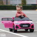 Miniatyrbild 2 av 6: Elbil Barn 12V - Audi RS6 - 1 till 5 år - EVA-hjul - Rosa