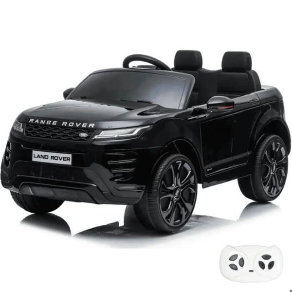 Elbil 12V - Range Rover Evoque - 2 till 6 år - EVA-hjul - Svart | CDON