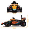 Miniatyrbild 6 av 6: Elbil Barn 12V - McLaren Formel 1 - 1 till 5 år - Orange