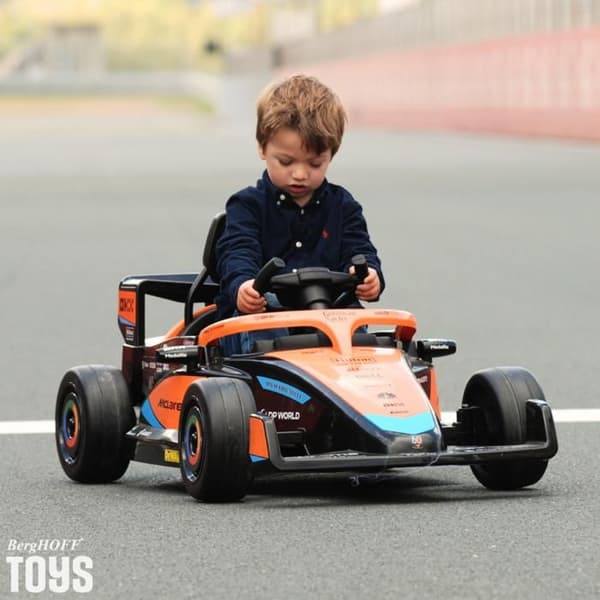 Elbil Barn 12V - McLaren Formel 1 - 1 till 5 år - Orange