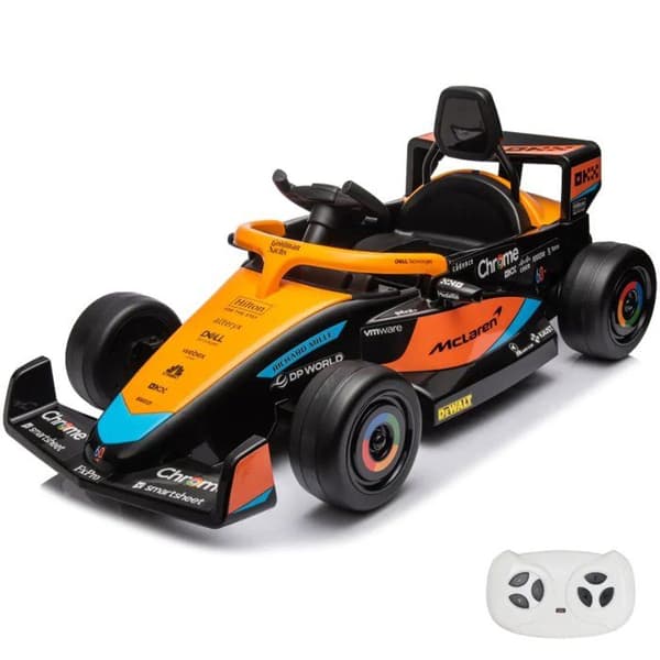 Elbil Barn 12V - McLaren Formel 1 - 1 till 5 år - Orange