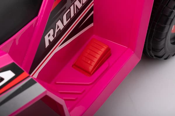 XMX630T Pink Battery Quad Bike With Trailer