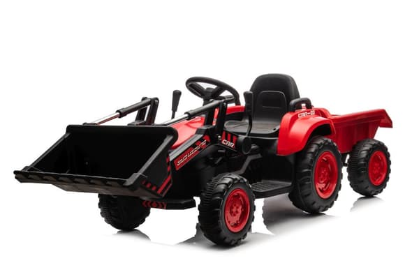 Rechargeable tractor with bucket BW-X002A Red