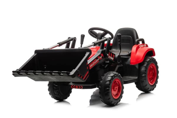 Rechargeable tractor with bucket BW-X002A Red