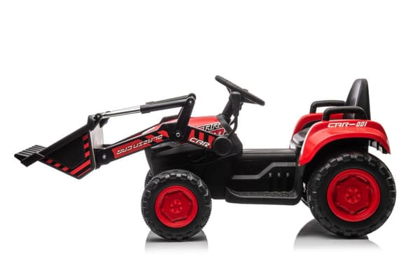 Rechargeable tractor with bucket BW-X002A Red