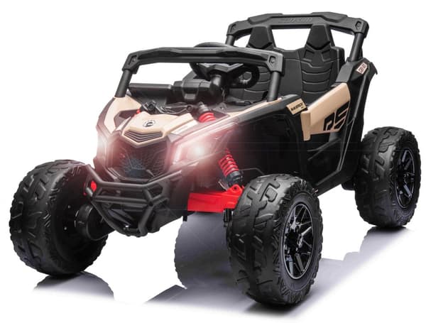 Can-Am Maverick UTV m/4x12V motor + gummihjul + lädersäte