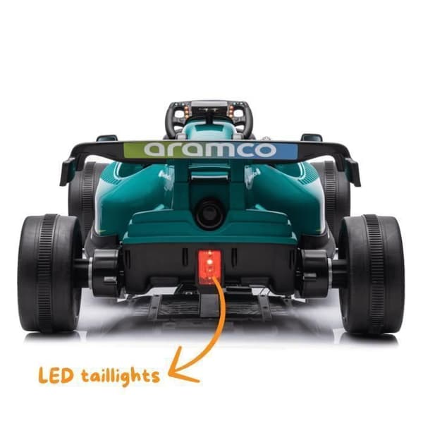 Elektrisk Bil för Barn - Aston Martin Formel 1 - 12V - 1 till 6 år - Grön
