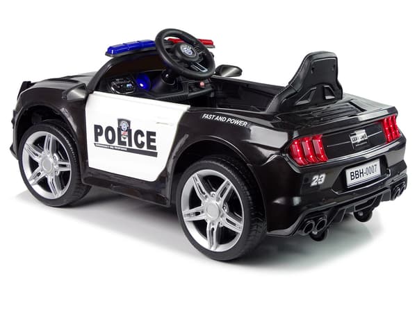 Electric Ride-On Car Police BBH0007 Black