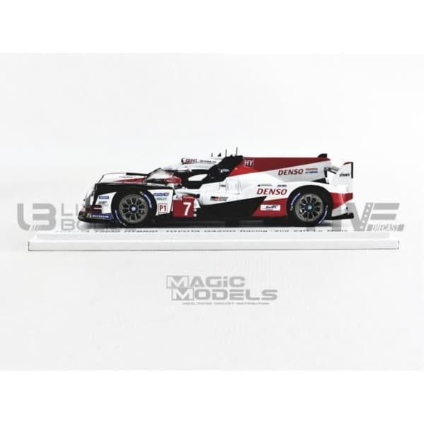 Samlarbil i miniatyr - SPARK 1/43 - TOYOTA TS050 Hybrid - Le Mans 2018 - Vit / Röd / Svart