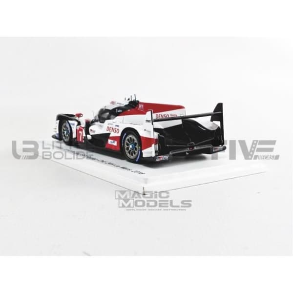 Samlarbil i miniatyr - SPARK 1/43 - TOYOTA TS050 Hybrid - Le Mans 2018 - Vit / Röd / Svart
