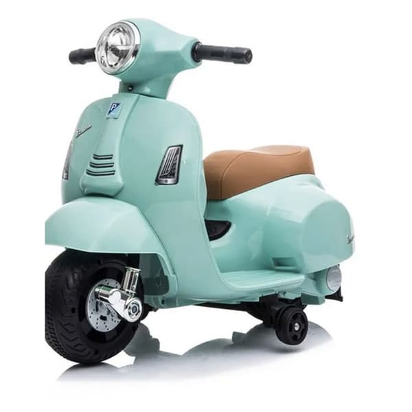 Elfordon - Scooter Mini Vespa - Vattengrön - 6V