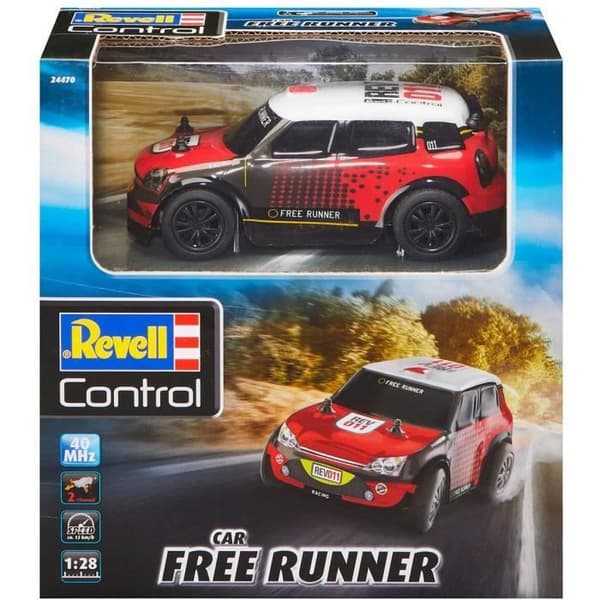 Free Runner RC Rally Car - Revell Control - Röd - 4 hjul - Elektrisk