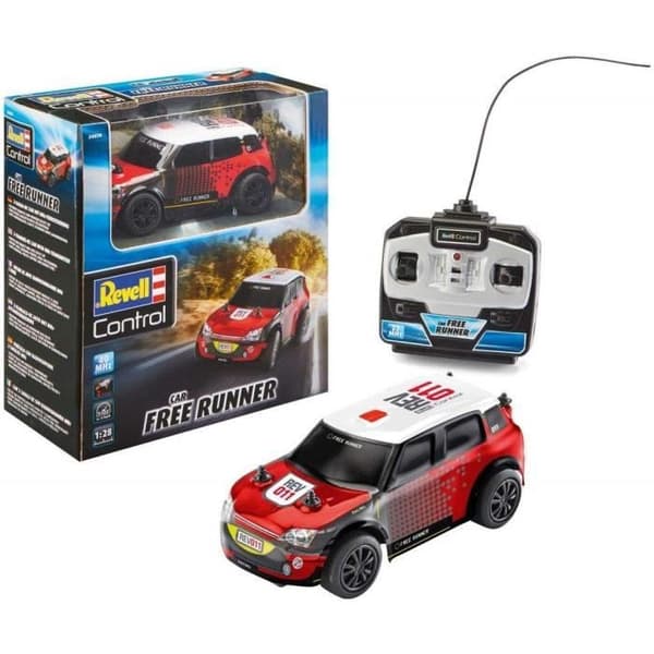Free Runner RC Rally Car - Revell Control - Röd - 4 hjul - Elektrisk