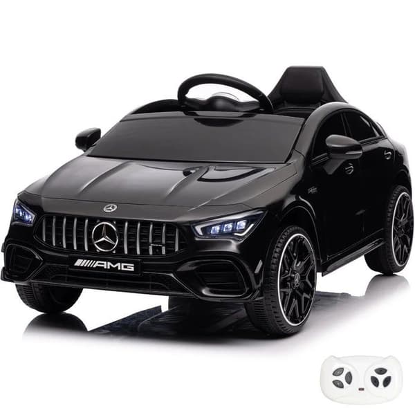 Batteribil 12V - Mercedes CLA45s AMG - 1 till 5 år - Svart
