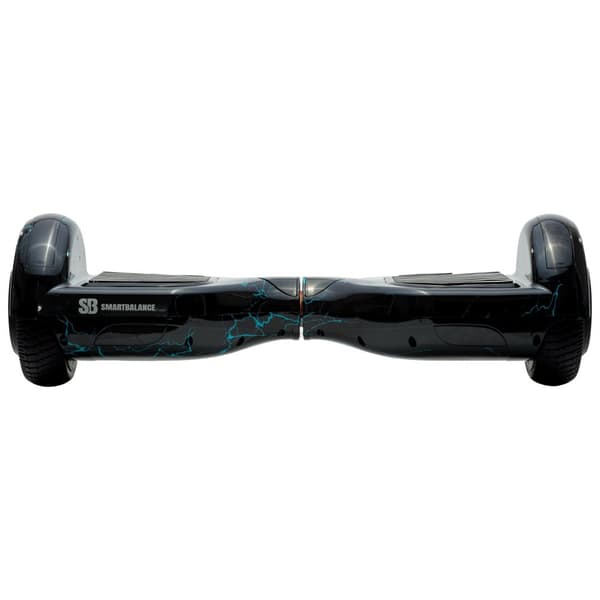 Pakke Hoverboard Standard Go Kart, 6.5 tommer, Regular Thunderstorm Blue Junior, Standard Rækkevidde, og Sort Hoverkart, Smart Balance