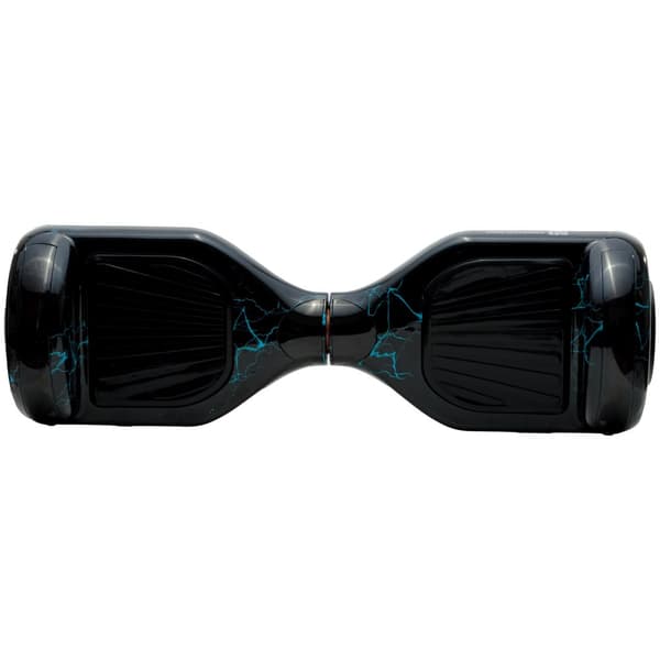 Pakke Hoverboard Standard Go Kart, 6.5 tommer, Regular Thunderstorm Blue Junior, Standard Rækkevidde, og Sort Hoverkart, Smart Balance