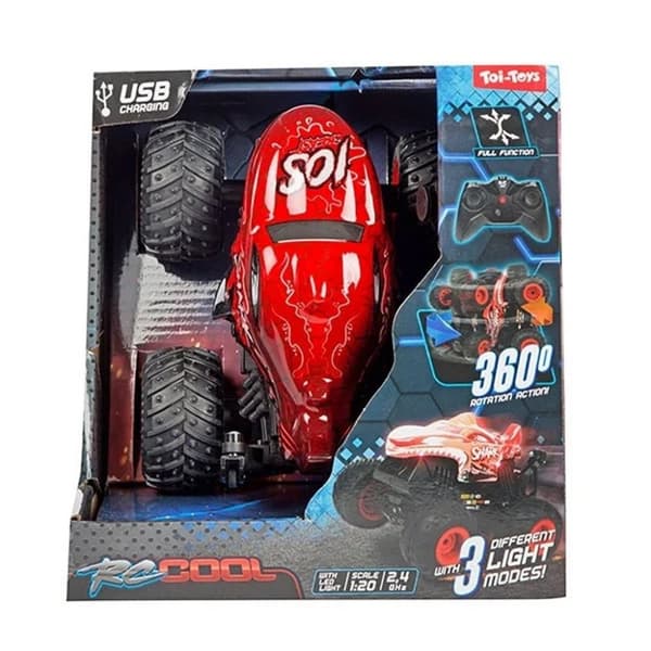 Toi-Toys RC-Cool Monster Truck 1:20 + Light Assorted