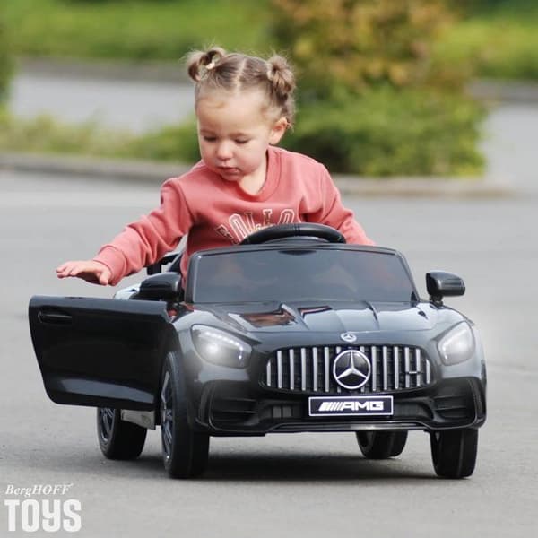 Elbil Barn 12V - Mercedes GT-R AMG - 1 till 5 år - Svart