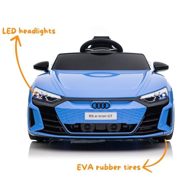 Barnbil 12V - Audi RS e-Tron GT - 1 till 5 år - Blå