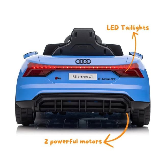 Barnbil 12V - Audi RS e-Tron GT - 1 till 5 år - Blå