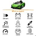 Miniatyrbild 4 av 6: Elbil Barn 12V - McLaren 765LT - 1 till 5 år - Grön