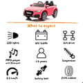 Miniatyrbild 4 av 6: Audi Elbil Barn TT RS - 12V - 1 till 5 år - Rosa