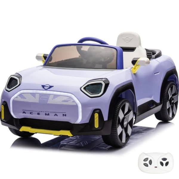 Elbil Barn 12V - MINI Aceman - 1 till 5 år - Lila