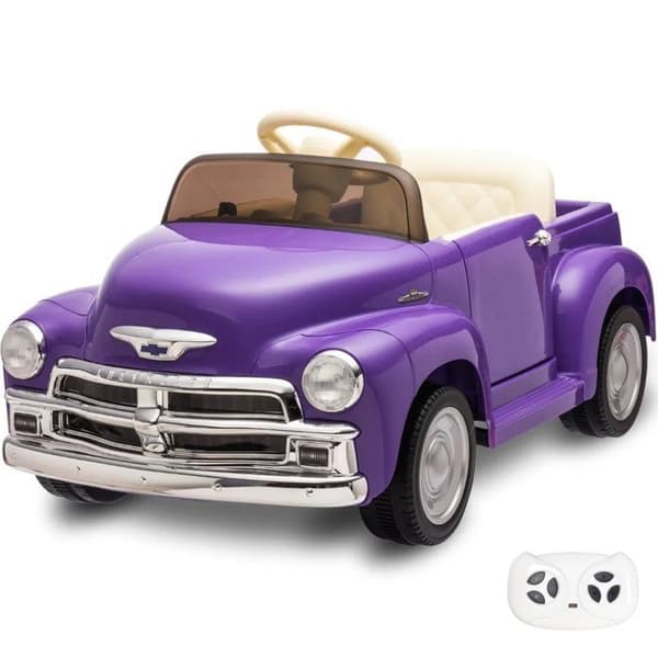 Barnbil 12V - Chevrolet 3100 - 1 till 6 år - Lila