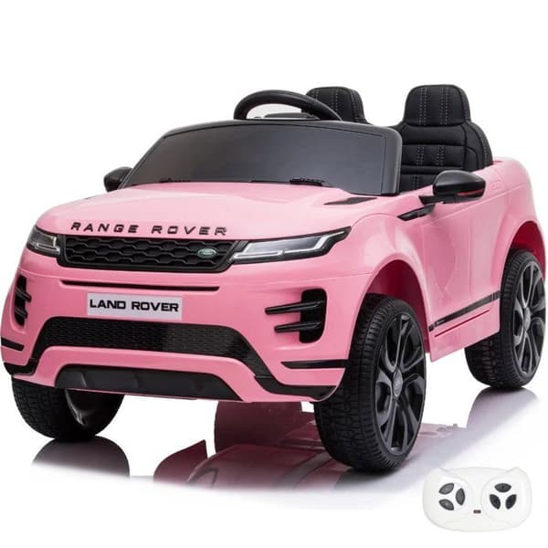 Elbil 12V - Range Rover Evoque - 2 till 6 år - EVA-hjul - Rosa