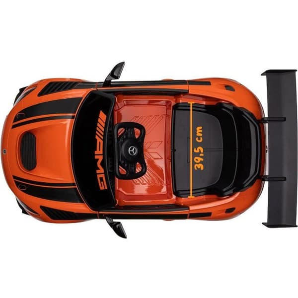 Barnbil 12V - Mercedes AMG GT3 - 1 till 6 år - Orange