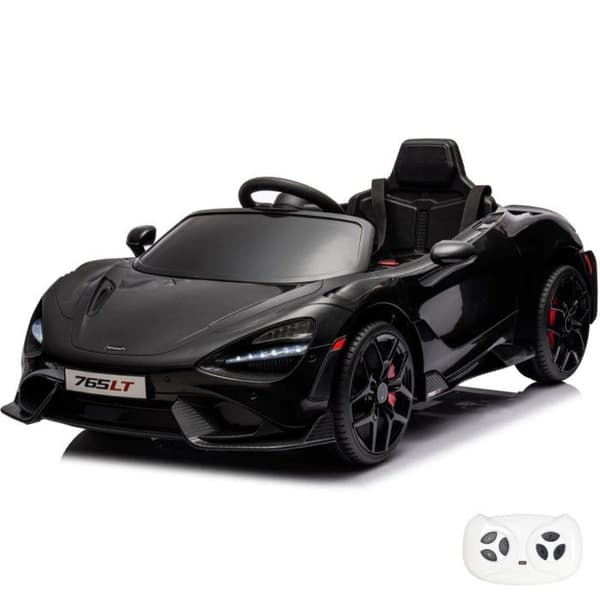Barnens Elektriska Bil 12V - McLaren 765LT - 1 till 5 år - Svart