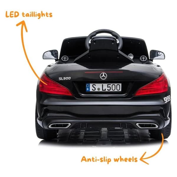 Mercedes Elbil Polis SL500 AMG - 12V - 1 till 6 år - Vit