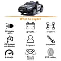 Miniatyrbild 4 av 6: Mercedes Elbil Polis SL500 AMG - 12V - 1 till 6 år - Vit