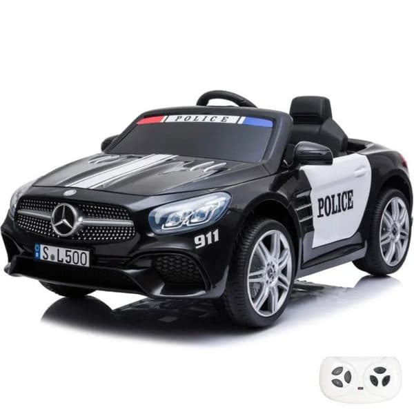 Mercedes Elbil Polis SL500 AMG - 12V - 1 till 6 år - Vit