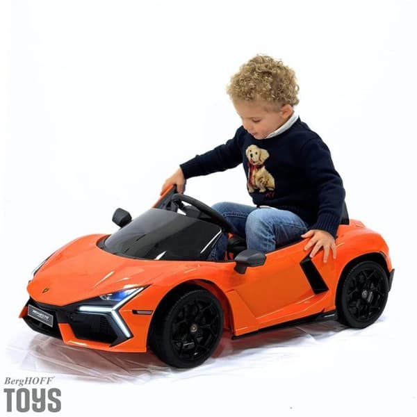 Barnbil 12V - Lamborghini Revuelto - 1 till 5 år - Orange