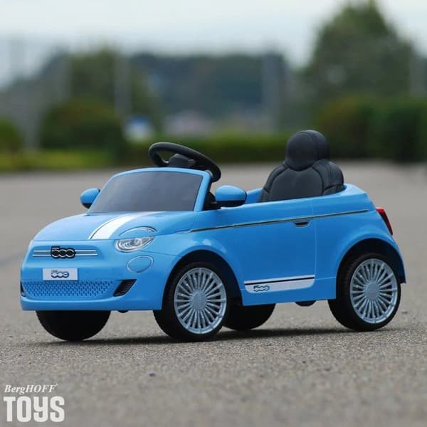 Elbil Barn 6V - Fiat 500e - 1 till 5 år - Blå
