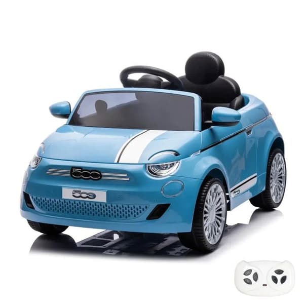 Elbil Barn 6V - Fiat 500e - 1 till 5 år - Blå