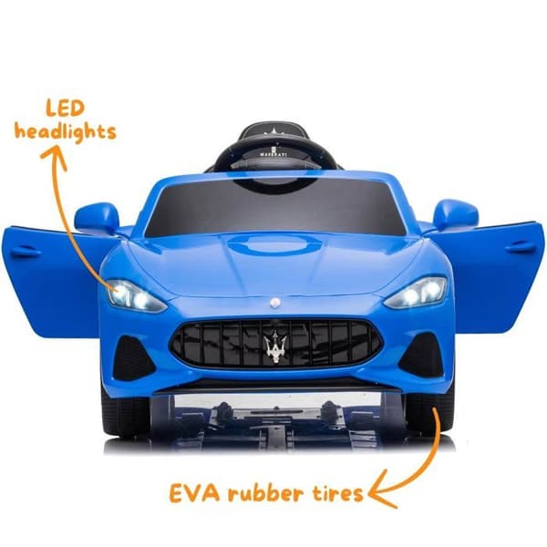Elbil Barn 12V - Maserati GranCabrio - 1 till 5 år - Blå