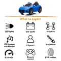 Miniatyrbild 4 av 6: Elbil Barn 12V - Maserati GranCabrio - 1 till 5 år - Blå