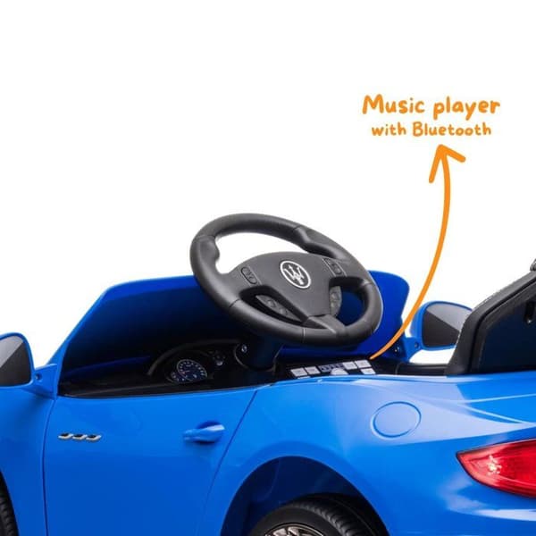 Elbil Barn 12V - Maserati GranCabrio - 1 till 5 år - Blå